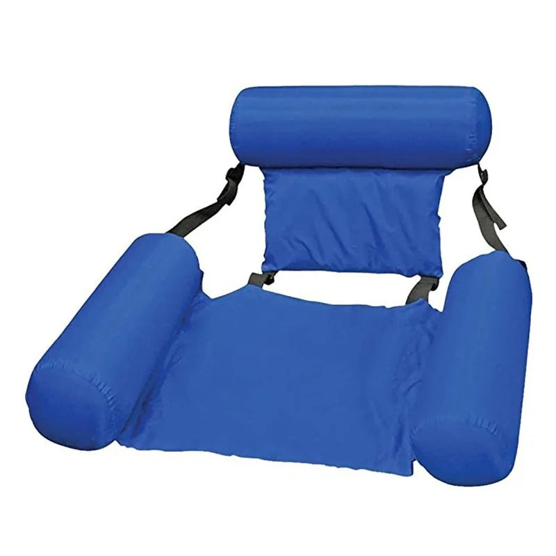 1PC Foldable Inflatable Mattresses for Water Fun Swimming Pool Hammock Lounge Chairs Water Sports Pool Floats Beach Accessories
