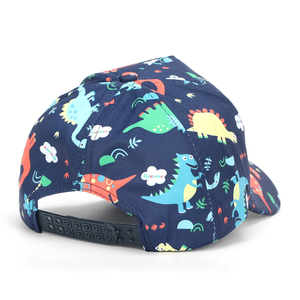 Kid Baseball Cap 2-6 Years Breathable Cartoon Animal Visor Hat Boy Girl Sunshade Adjustable Outdoor Travel Hiking Beach Sun Hat