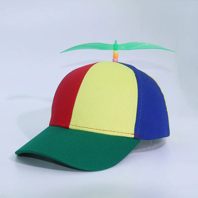 Adult  childPersonalized Propeller Baseball Caps Adjustable Casual Hats Spring and Autumn Outdoor Boy Girl Travel Sunscreen Hat