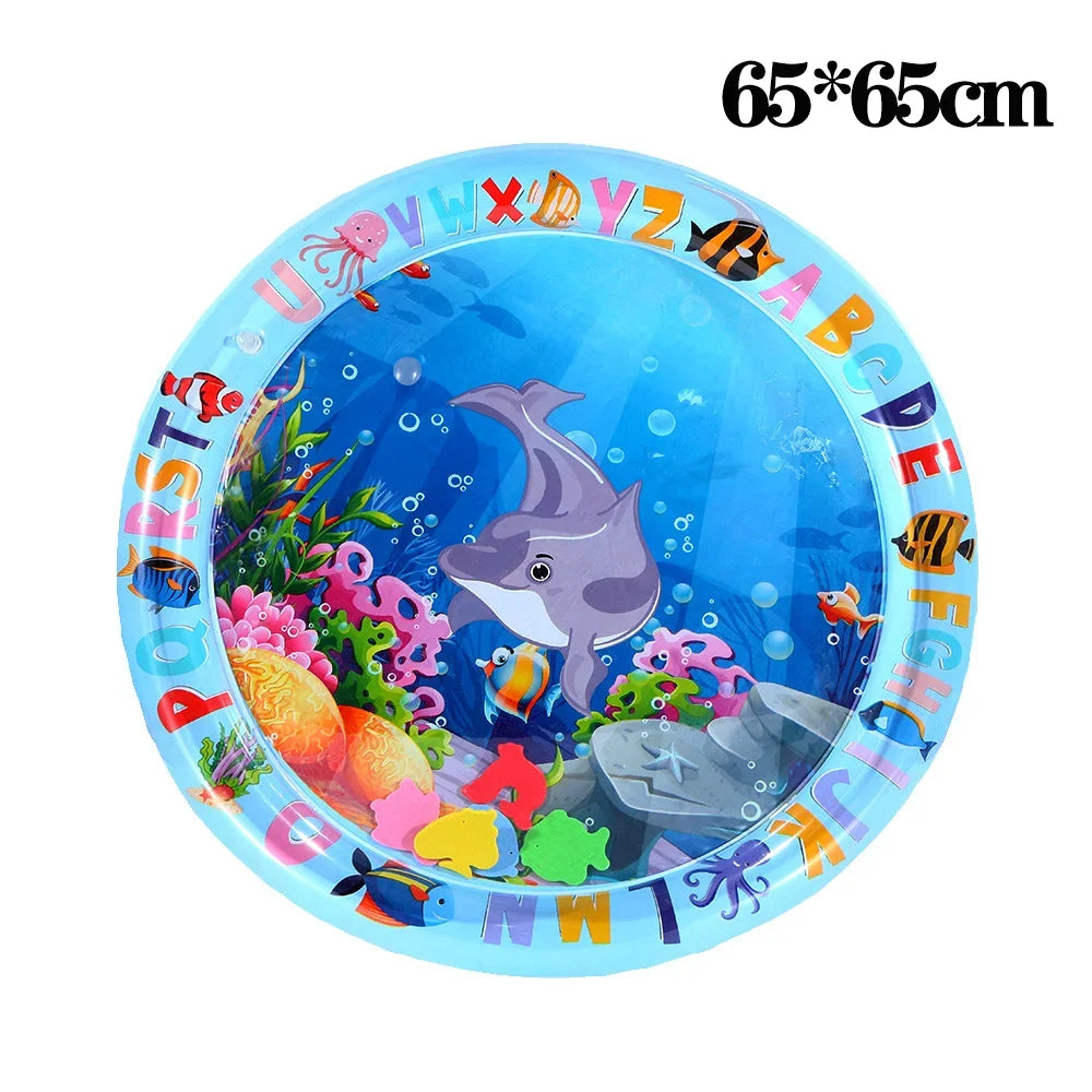 PVC Inflatable Water Play Mat Cooling Sensory Pad for Cats and Dogs Indoor Outdoor Pet Toy
