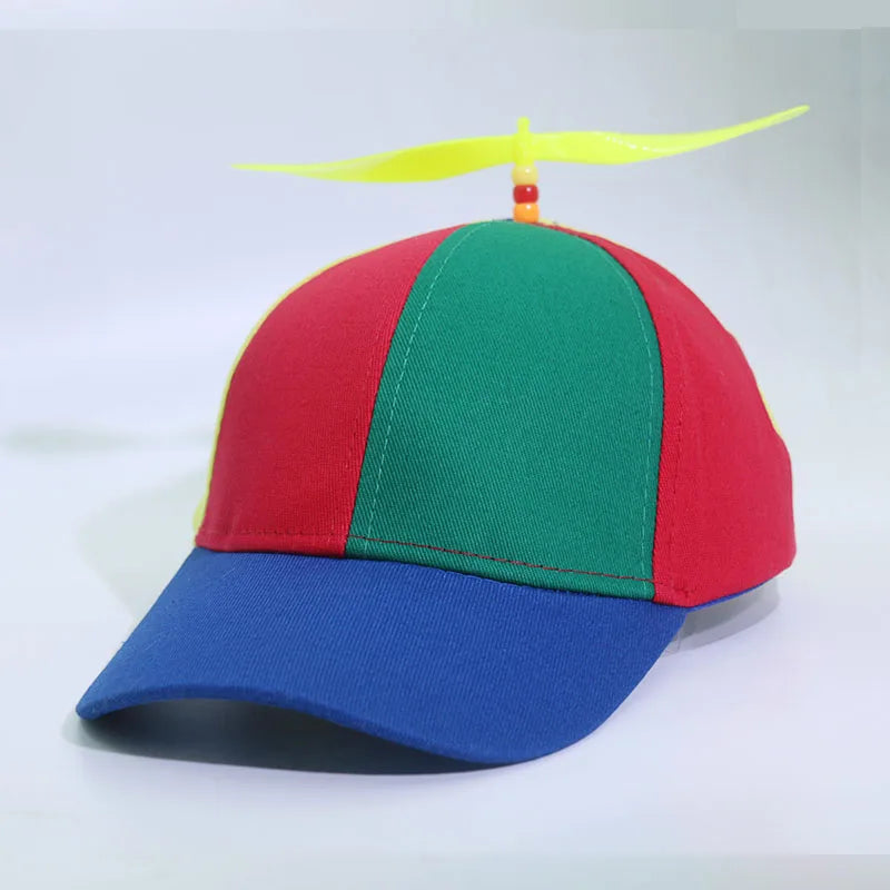 Adult  childPersonalized Propeller Baseball Caps Adjustable Casual Hats Spring and Autumn Outdoor Boy Girl Travel Sunscreen Hat