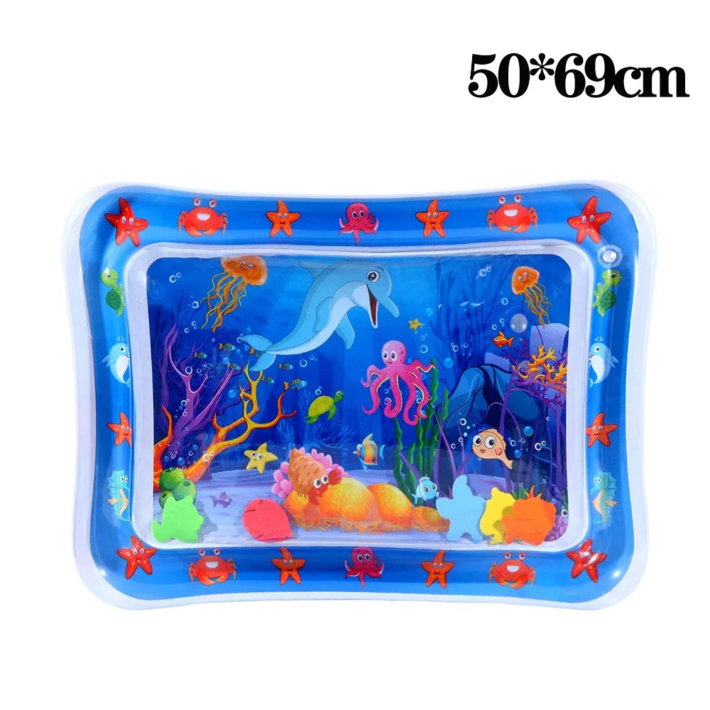PVC Inflatable Water Play Mat Cooling Sensory Pad for Cats and Dogs Indoor Outdoor Pet Toy