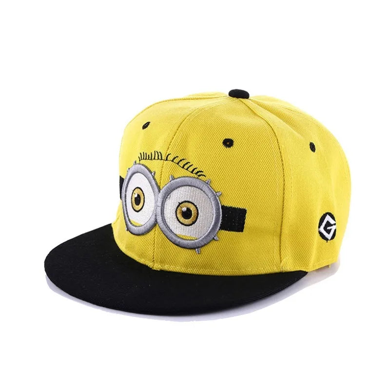 Minionsed Baseball Cap Anime Kids Adult Funny Travel Hip Hop Sun Visors Kawaii Hats Boys Girls Cartoon Embroidered Hat Kids Gift