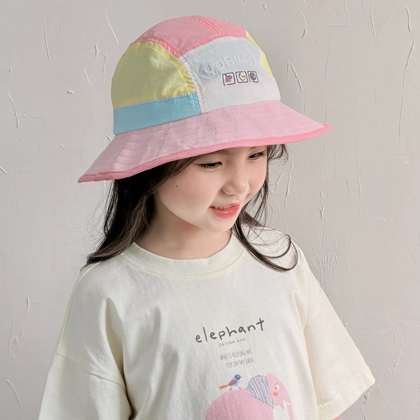 Kids Fishing Hat 50-54cm Baby Summer Sun Hat Wide Brim Breathable Outdoor Quick Dry Boys Girls Beach Cap Children Caps