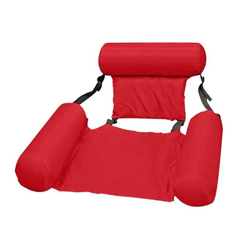 1PC Foldable Inflatable Mattresses for Water Fun Swimming Pool Hammock Lounge Chairs Water Sports Pool Floats Beach Accessories