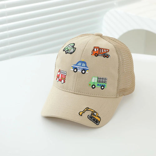 Adjustable Cotton Baseball Caps for Kids Ages 3-8 Boys and Girls