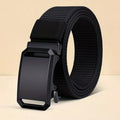 Automatic Buckle Canvas Belt for Men – Tactical Military, Outdoor, Workwear, Casual Training Pants Belt