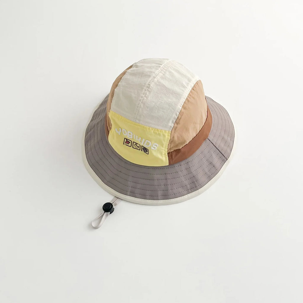 Kids Fishing Hat 50-54cm Baby Summer Sun Hat Wide Brim Breathable Outdoor Quick Dry Boys Girls Beach Cap Children Caps