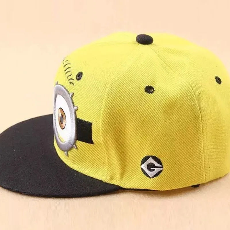 Minionsed Baseball Cap Anime Kids Adult Funny Travel Hip Hop Sun Visors Kawaii Hats Boys Girls Cartoon Embroidered Hat Kids Gift