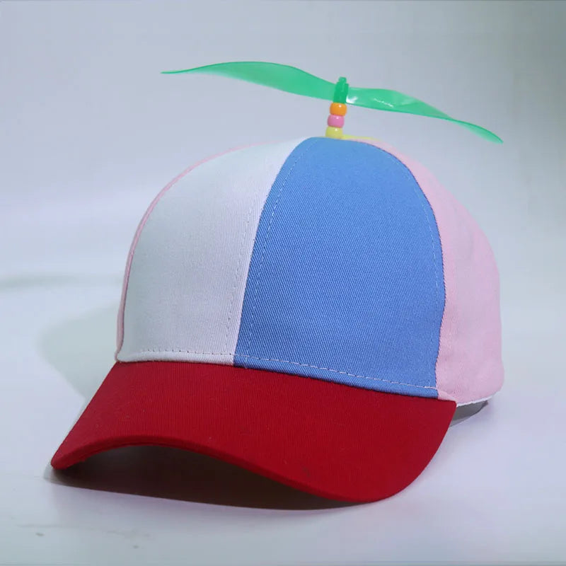 Adult  childPersonalized Propeller Baseball Caps Adjustable Casual Hats Spring and Autumn Outdoor Boy Girl Travel Sunscreen Hat