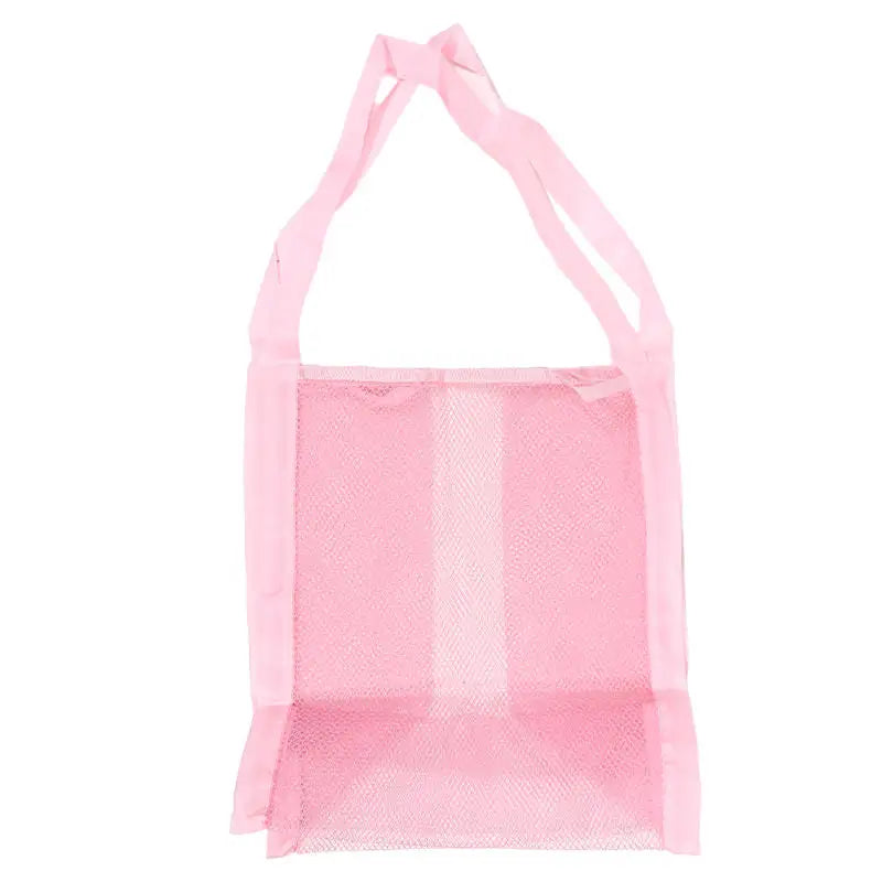 Multicolor Swimming Large Mesh Beach Bag, Sand-Away Portable Tote, Breathable Foldable Storage for Toys Outdoor Mesh Handbag