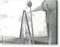 Cable-Stayed Bridge Architecture Canvas Wall Art Print Ready to Hang