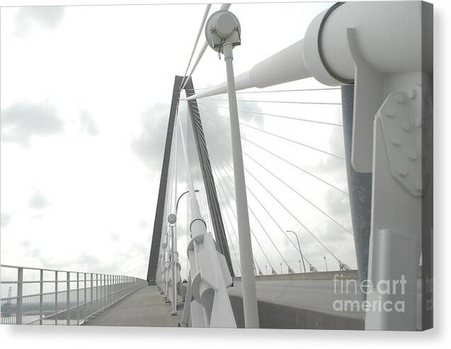 Cable-Stayed Bridge Architecture Canvas Wall Art Print Ready to Hang