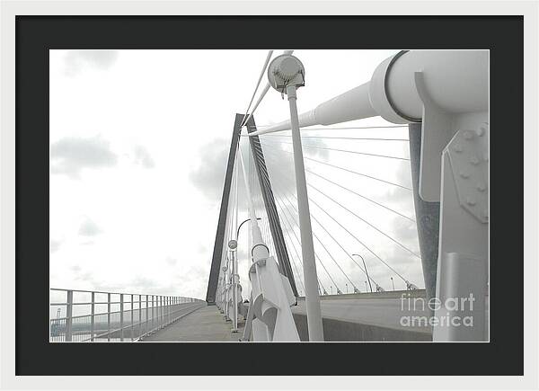 Cable-Stayed Bridge Architecture - Framed Print