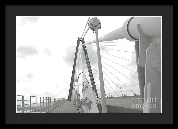 Cable-Stayed Bridge Architecture - Framed Print