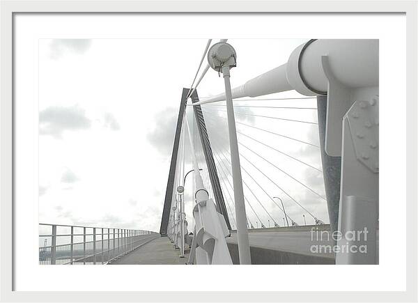 Cable-Stayed Bridge Architecture - Framed Print