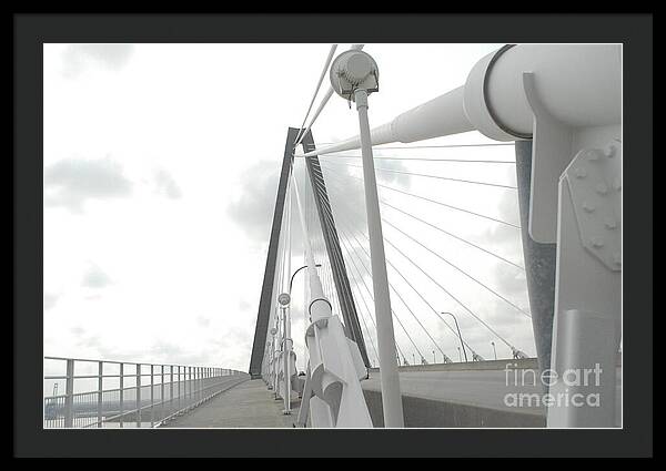 Cable-Stayed Bridge Architecture - Framed Print