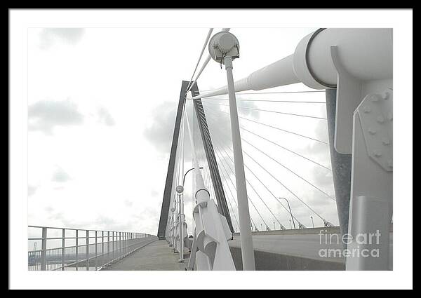 Cable-Stayed Bridge Architecture - Framed Print