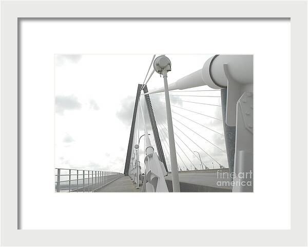 Cable-Stayed Bridge Architecture - Framed Print