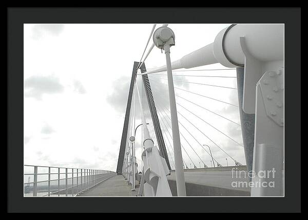 Cable-Stayed Bridge Architecture - Framed Print