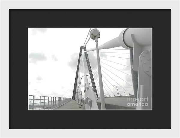 Cable-Stayed Bridge Architecture - Framed Print