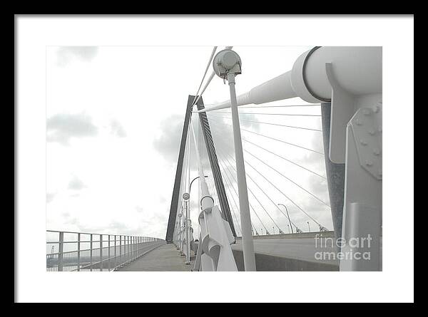 Cable-Stayed Bridge Architecture - Framed Print
