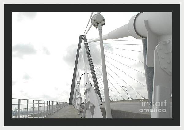 Cable-Stayed Bridge Architecture - Framed Print