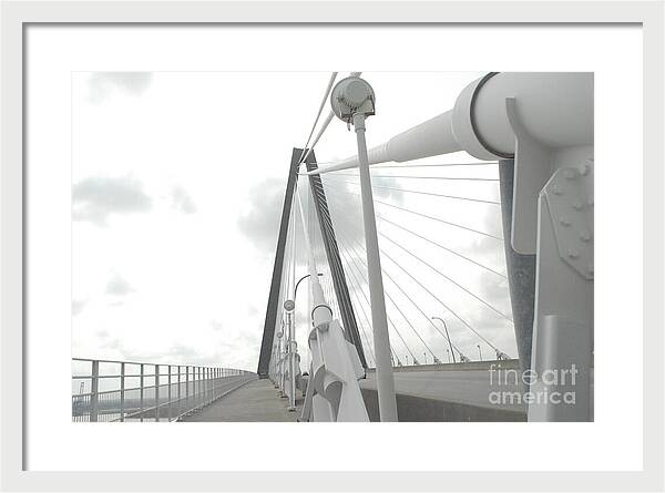 Cable-Stayed Bridge Architecture - Framed Print