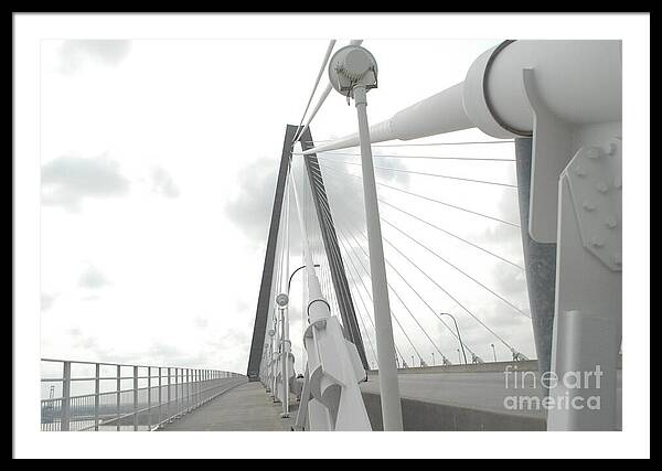 Cable-Stayed Bridge Architecture - Framed Print