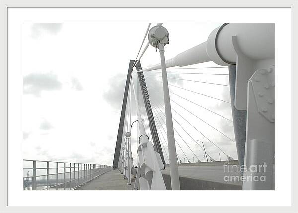 Cable-Stayed Bridge Architecture - Framed Print