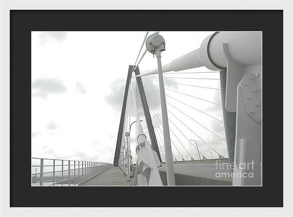 Cable-Stayed Bridge Architecture - Framed Print