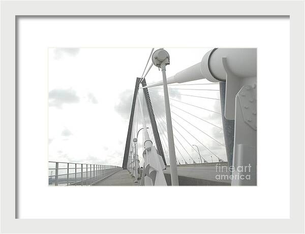 Cable-Stayed Bridge Architecture - Framed Print