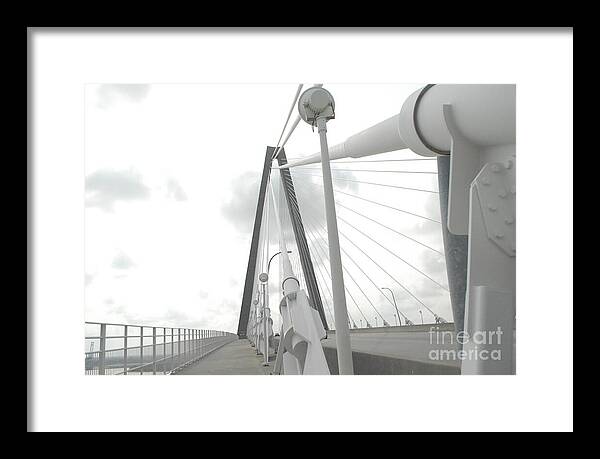 Cable-Stayed Bridge Architecture - Framed Print
