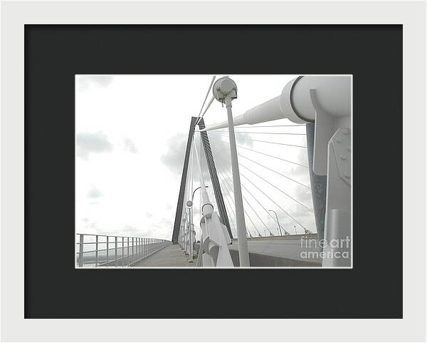Cable-Stayed Bridge Architecture - Framed Print