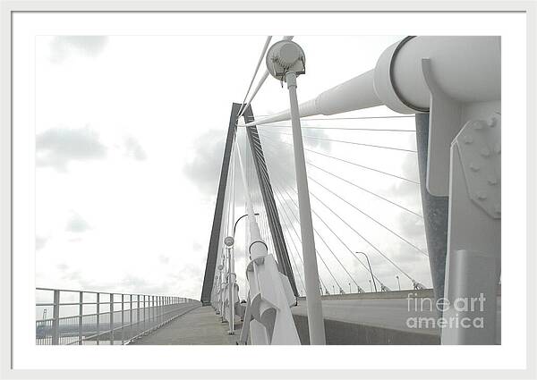 Cable-Stayed Bridge Architecture - Framed Print