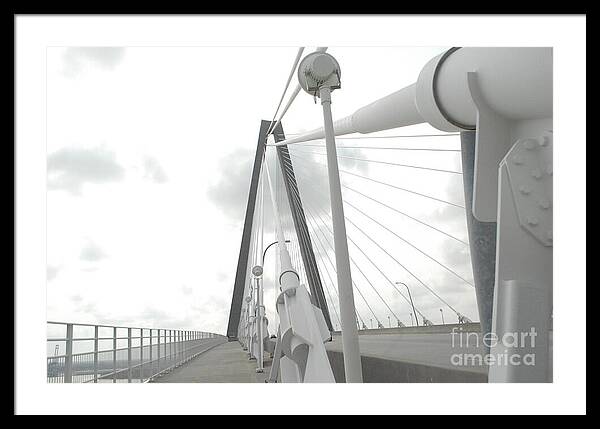 Cable-Stayed Bridge Architecture - Framed Print