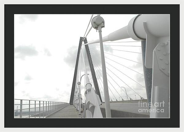 Cable-Stayed Bridge Architecture - Framed Print