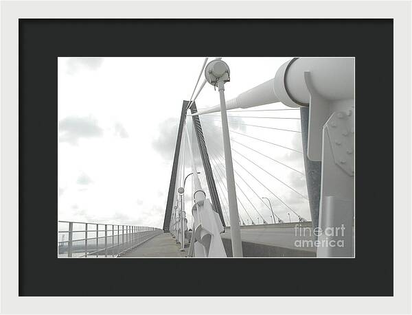 Cable-Stayed Bridge Architecture - Framed Print