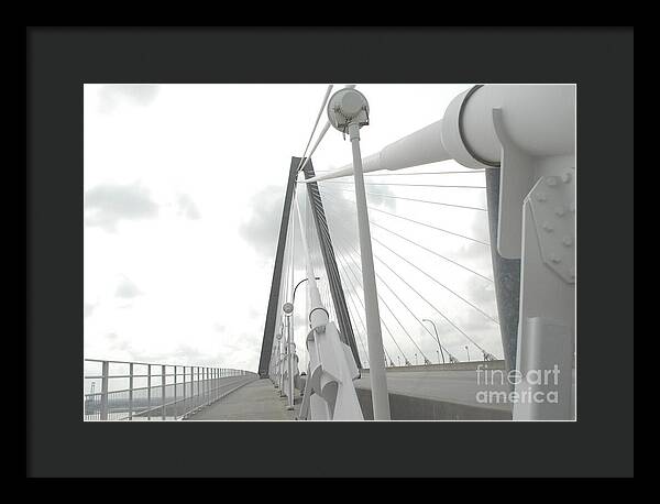 Cable-Stayed Bridge Architecture - Framed Print