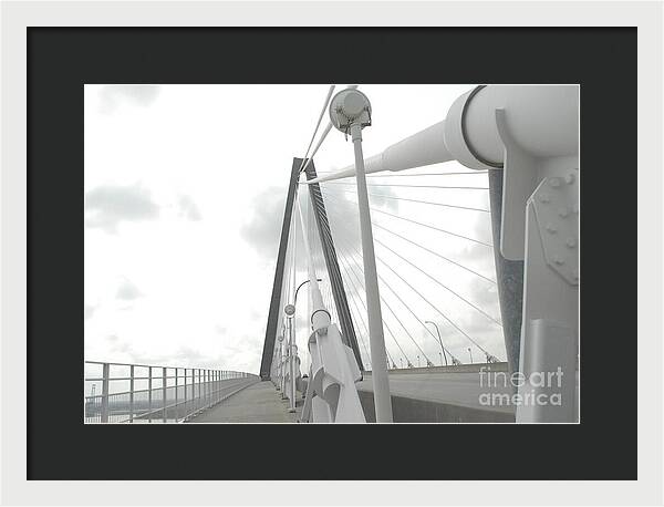 Cable-Stayed Bridge Architecture - Framed Print