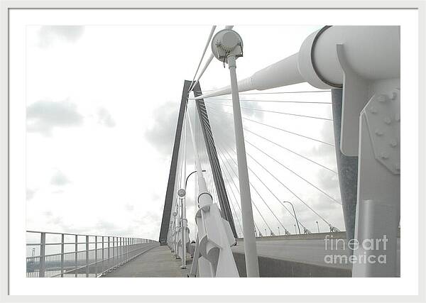 Cable-Stayed Bridge Architecture - Framed Print