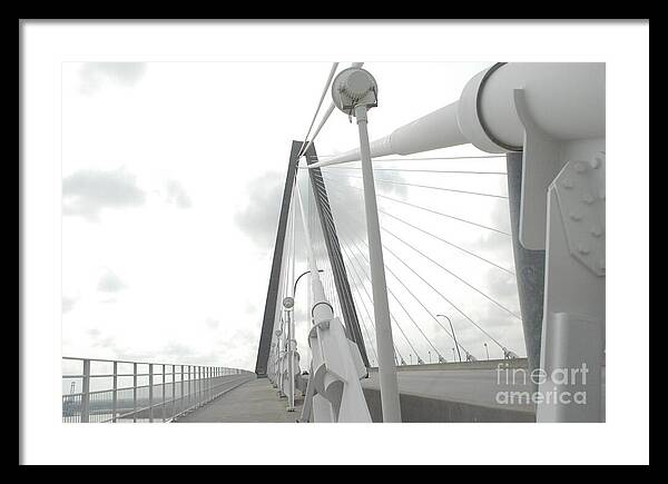 Cable-Stayed Bridge Architecture - Framed Print