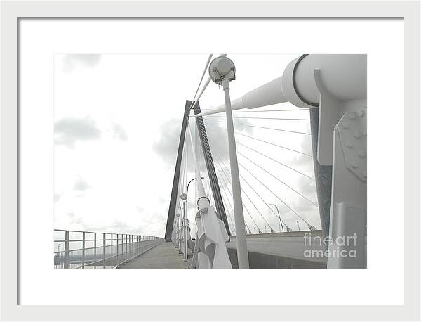 Cable-Stayed Bridge Architecture - Framed Print