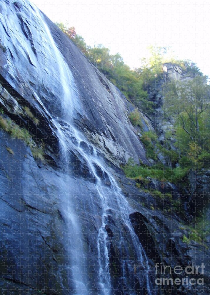Cascading Waterfall on Rocky Cliffside - Puzzle