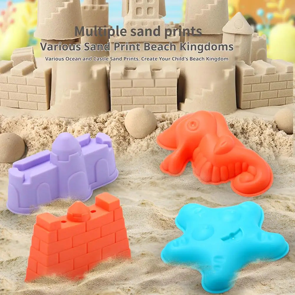 Children's Beach Toy Set, ATV, Sand Digging and Water Toy, Beach Bucket, Hourglass, Shovel, Beach Sand Play Tool Kids' Gifts