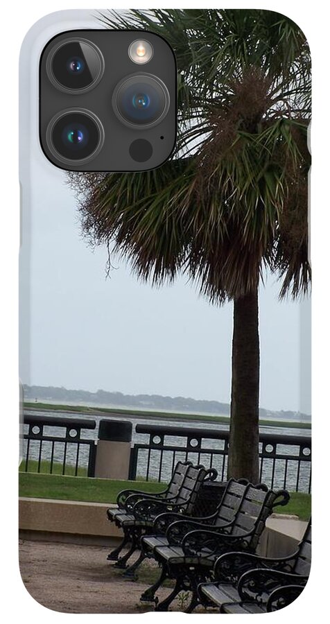 Coastal Park with Benches - Phone Case