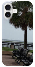 Coastal Park with Benches - Phone Case