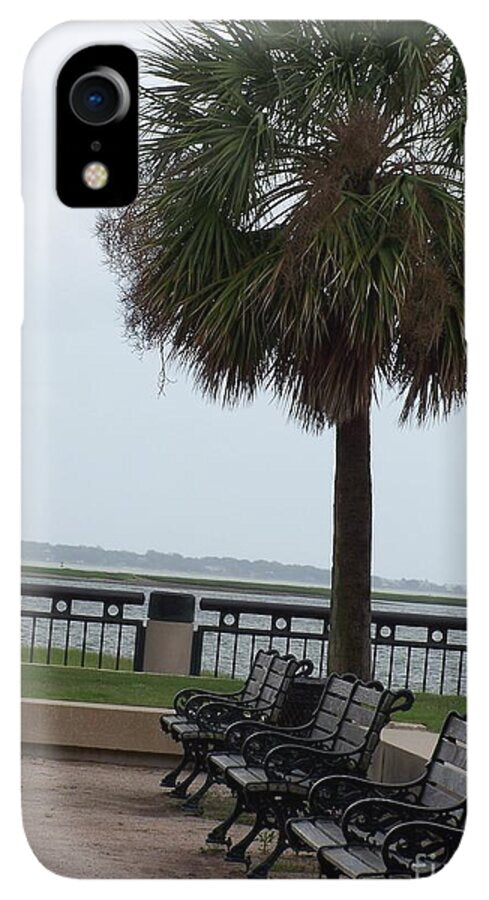 Coastal Park with Benches - Phone Case