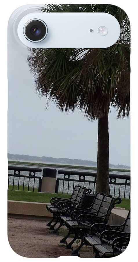 Coastal Park with Benches - Phone Case