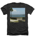 Coastal View with Sailing Boats - Heathers T-Shirt